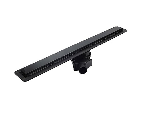 Душевой лоток Pestan Confluo Frameless Line 300 13701259 с двухсторонней решеткой Черный матовый / полая под плитку