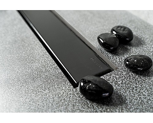 Душевой лоток Pestan Confluo Frameless Line 300 13701259 с двухсторонней решеткой Черный матовый / полая под плитку