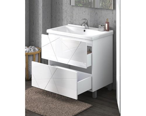 Тумба под раковину Vigo Geometry 80 Белая