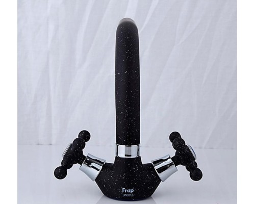 Смеситель для кухни Frap H5408 F5408-7 Черный матовый