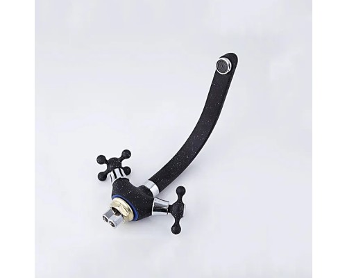 Смеситель для кухни Frap H5408 F5408-7 Черный матовый