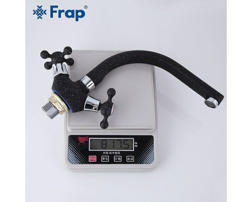 Смеситель для кухни Frap H5408 F5408-7 Черный матовый