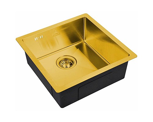 Кухонная мойка ZorG Steel Hammer 44 SH 4444 BRONZE Бронза