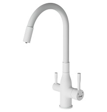 Смеситель для кухни Frap H96 Белый
