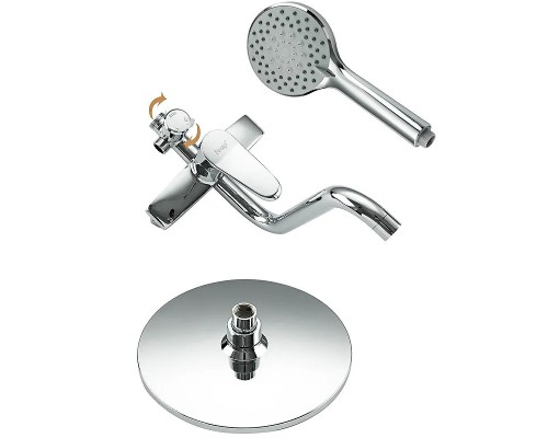 Душевая система Frap F2427 Хром