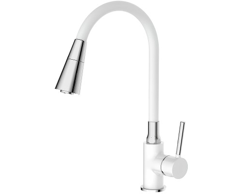 Смеситель для кухни Frap H44-8 F4044-8 Белый Хром