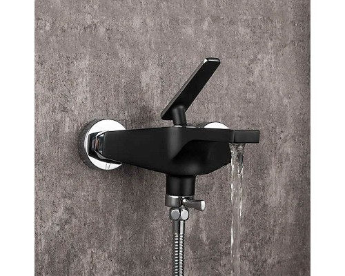 Смеситель для ванны Frap H57 F3257 Черный матовый Хром