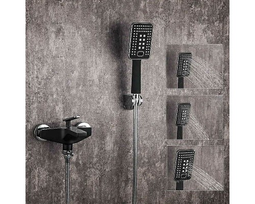 Смеситель для ванны Frap H57 F3257 Черный матовый Хром