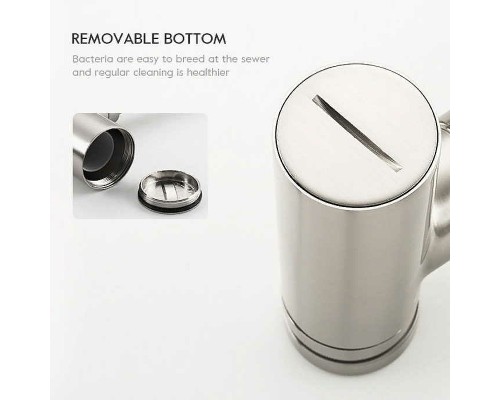 Сифон для раковины Frap F82-5 Нержавеющая сталь