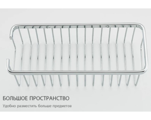 Полка корзина Frap Хром