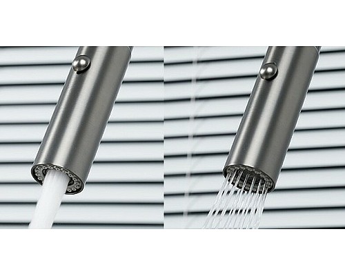 Смеситель для кухни Gappo G4398-41 Оружейная сталь