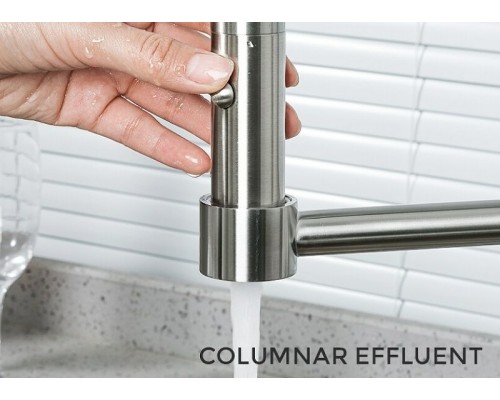 Смеситель для кухни Gappo G4398-55 Нержавеющая сталь Серый