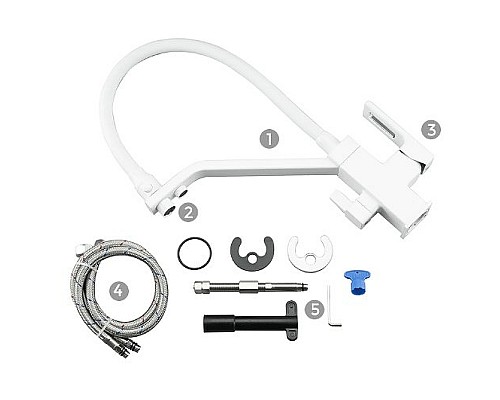 Смеситель для кухни Gappo G17-8 G4317-8 Белый