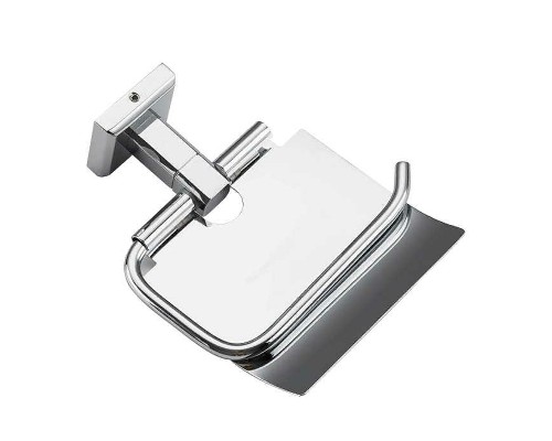 Держатель туалетной бумаги Gappo G38 G3803 с крышкой Хром