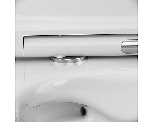 Комплект унитаза с инсталляцией AM.PM Awe FlashClean IS49051.111700 с сиденьем Микролифт и клавишей смыва Хром