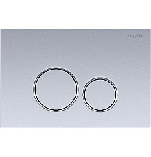 Клавиша смыва Aquatek KDI-0000019 Хром матовая