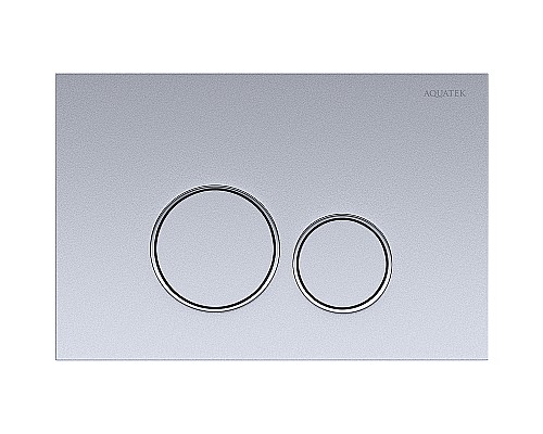 Клавиша смыва Aquatek KDI-0000019 Хром матовая