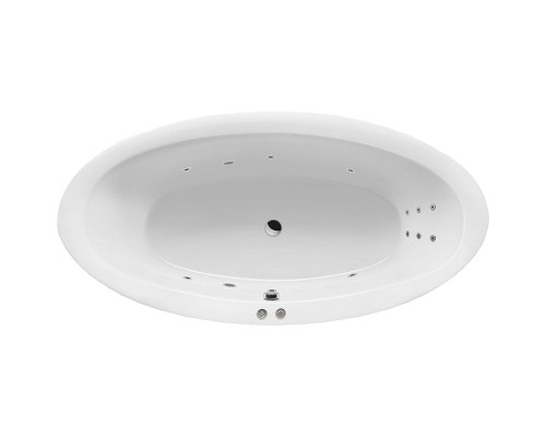 Акриловая ванна Excellent Lumina 190x95 WAEX.LUM19.LINE.CR с гидромассажем