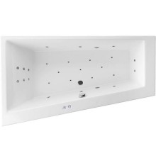 Акриловая ванна Excellent Sfera Slim 170x100 L Ultra Хром с гидромассажем