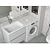 Раковина Madera Kamilla 130 L 4627173210591 на стиральную машину Белая