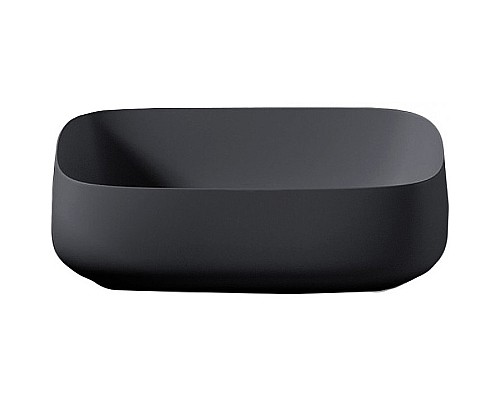 Раковина-чаша Artceram Cognac Quadro 56 COL009 17 00 Черная матовая