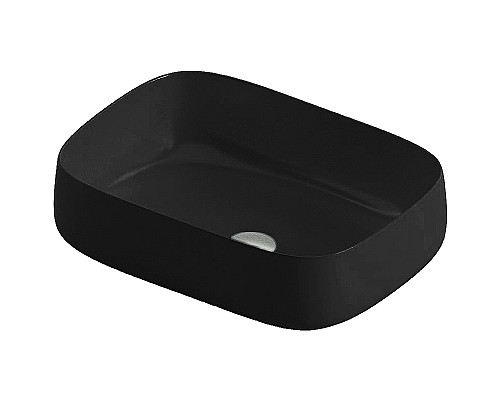 Раковина-чаша Artceram Cognac Quadro 56 COL009 17 00 Черная матовая