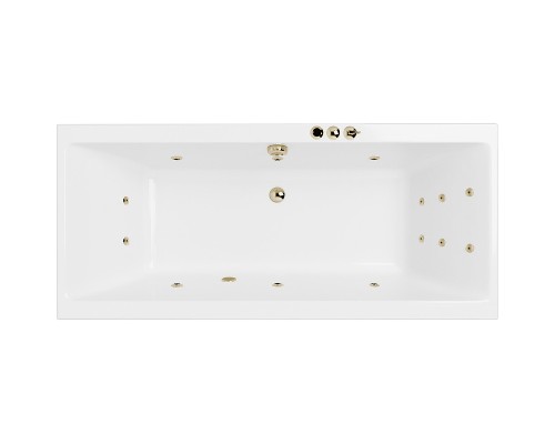 Акриловая ванна Excellent Pryzmat Slim 160x75 WAEX.PRY16S.SMART.BR с гидромассажем