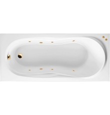 Акриловая ванна Excellent Sekwana 170x75 Soft Золото с гидромассажем