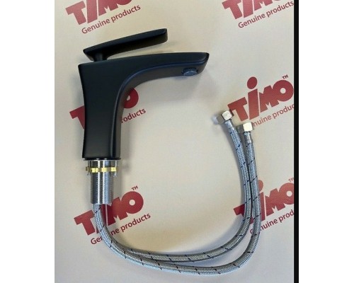 Смеситель для раковины Timo Helmi 4061/03F Черный матовый
