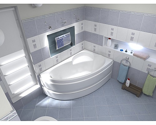 Акриловая ванна Bas Сагра 160x100 R В 00032 без гидромассажа