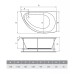 Акриловая ванна Relisan Eco Plus Ибица 170х120 L Гл000023027 без гидромассажа