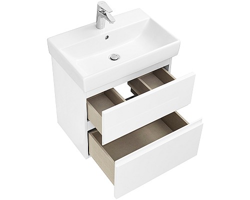 Тумба под раковину Roca Oleta 60 A857639501 подвесная Белая матовая