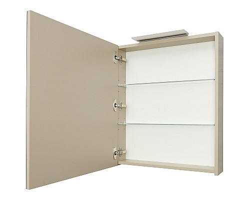 Зеркальный шкаф Roca Oleta 60 L A857645515 с подсветкой Капучино