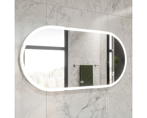 Зеркало STWORKI Мальмё 100 LED-00002202 с подсветкой с сенсорным выключателем