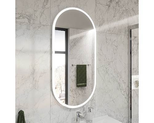 Зеркало STWORKI Мальмё 100 LED-00002202 с подсветкой с сенсорным выключателем