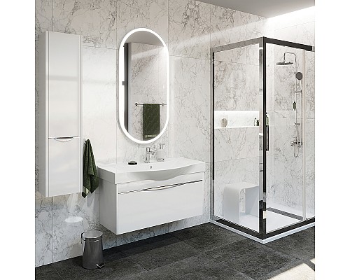 Зеркало STWORKI Мальмё 100 LED-00002202 с подсветкой с сенсорным выключателем