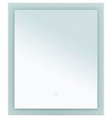 Зеркало STWORKI Эстерсунд 75 259342 с подсветкой Белое матовое с сенсорным выключателем