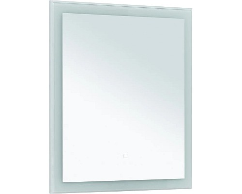 Зеркало STWORKI Эстерсунд 75 259342 с подсветкой Белое матовое с сенсорным выключателем