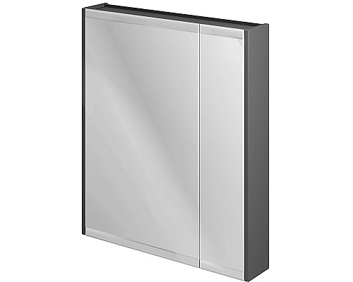 Зеркальный шкаф STWORKI Кронборг 70 1A262002KB820 Черный Серый