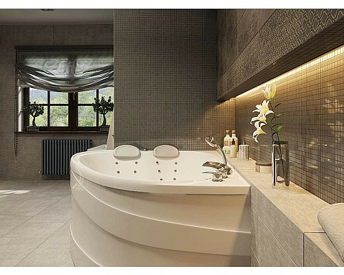 Акриловая ванна Marka One Love 185х135 L 01лв1813л без гидромассажа