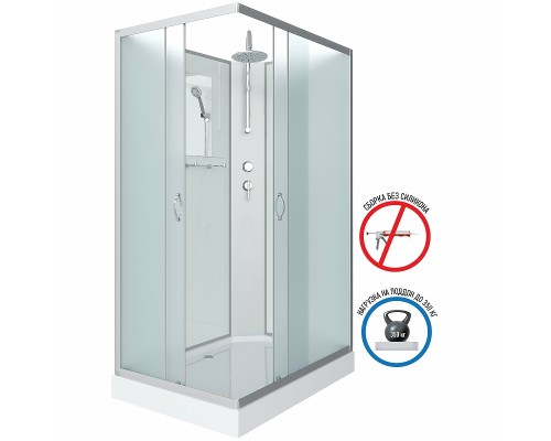 Душевая кабина Niagara Classic 110х80 NG-43185-14QBKT без гидромассажа