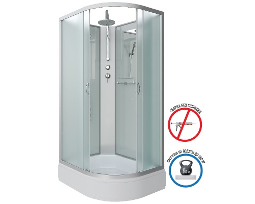 Душевая кабина Niagara Classic 110х90 L NG-33194-14LBKT без гидромассажа