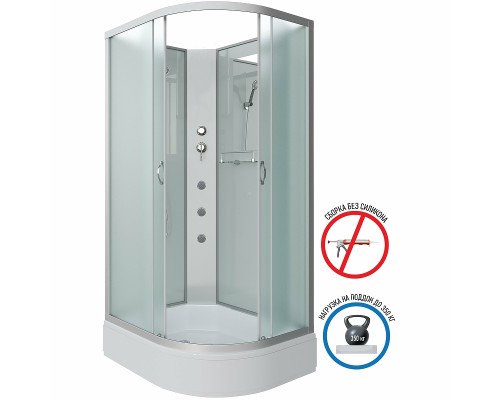 Душевая кабина Niagara Classic 90х70 L NG-33974-14LBKG с гидромассажем