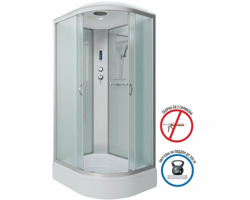 Душевая кабина Niagara Classic 90х80 L NG-33984-14LP без гидромассажа