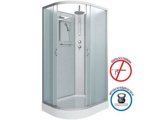 Душевая кабина Niagara Classic 120x80 R NG-3312-14RBKT без гидромассажа