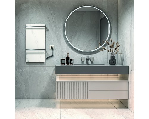 Полотенцесушитель электрический Black&White 40x80 см Белый, арт
