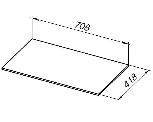Столешница под раковину Allen Brau Liberty 75 1.330011.DG-S Пепел структ