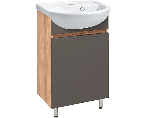 Тумба под раковину Runo Лада 40 00-00001195 Графит