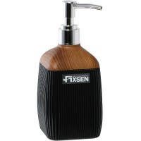 Дозатор для жидкого мыла Fixsen Black Wood Черный