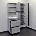 Тумба с раковиной Comforty Эдинбург 60Н Бетон светлый
